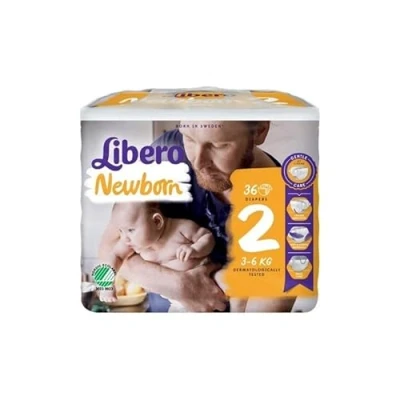 Afbeelding van Libero Newborn 2 6 pakken van 88 stuks