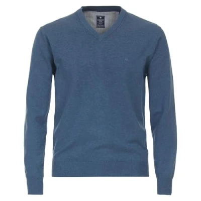 Afbeelding van Redmond Effen trui, Blauw (121)