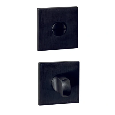 Afbeelding van Intersteel WC sluiting verdekt 53x53x6mm met stift 6 8mm PVD zwart