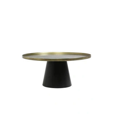 Afbeelding van Salontafel Popeta Ø75 cm antiek brons