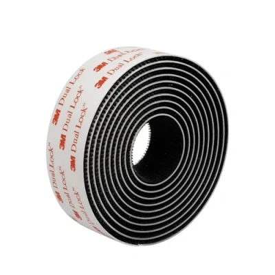 Afbeelding van Dpm Tapes Dual Lock SJ3550, 1 plakband met Lock, Pressure sterk hechtend product voor auto, dashcam, Go Pro, Telepass Holder, DIY zwart (25,4 mm x 2 m)