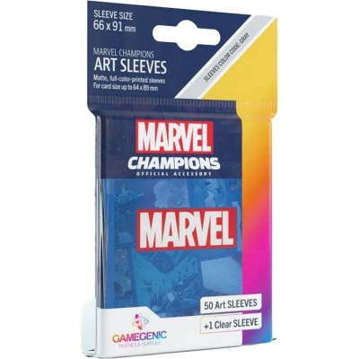 Afbeelding van Gamegenic Marvel Champions Art Sleeves Blue (50 stuks)