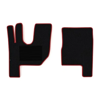 Afbeelding van F CORE truck accessoires Vloermatten (bestuurder + passagier) compatibiliteit voor RENAULT T 01.14 04.21 ROOD