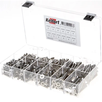 Afbeelding van Kelfort Assortimentsdoos tapbout RVS A2 DIN 933