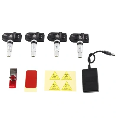 Afbeelding van Bandenspanningsmonitor, USB TPMS automatisch autobandenspanningsbewakingssysteem met interne sensor voor Android navigatie