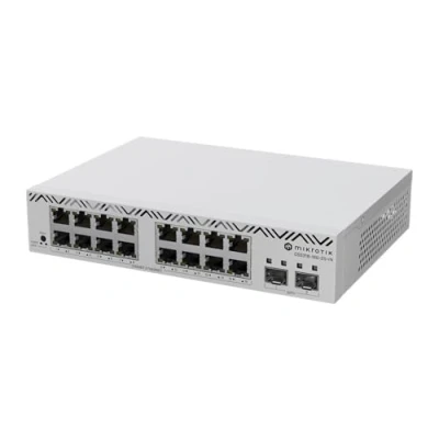 Afbeelding van MikroTik CSS318 16G 2S beheerde netwerkswitch, 16 Gigabit Ethernet poorten, 2 SFP+ poorten