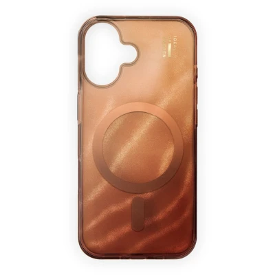 Afbeelding van iDeal of Sweden Clear Case MagSafe voor de Apple iPhone 16 Mocha Mousse