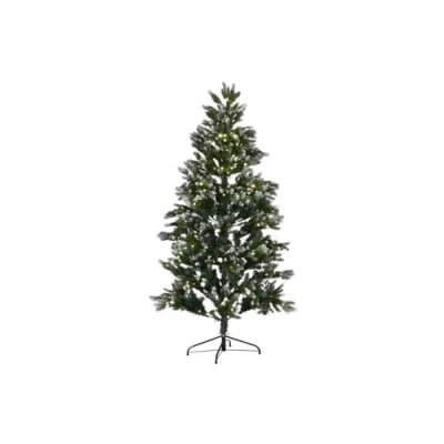 Afbeelding van Kerstboom Home ESPRIT Groen Metaal Polyethyleen Besneeuwd 120 x 180 cm