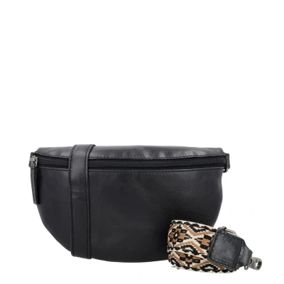 Afbeelding van Hide &amp; Stitches Next Navajo Hipbag blackHeuptas