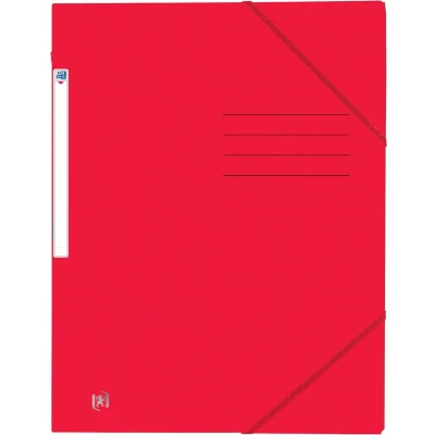 Afbeelding van Oxford Top File+ Elastomap Uit Karton, Ft A4, Rood