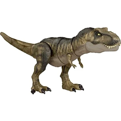 Afbeelding van Jurassic World Thrash &#039;n Devour Tyrannosaurus Rex Figuur Goud