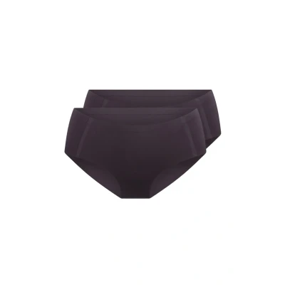 Afbeelding van Lingadore Hipster Previous 2PACK Slip, Dames, Maat: Medium, Dark pepper