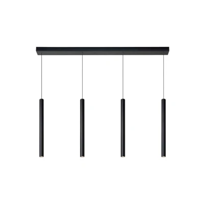 Afbeelding van Lucide LORENZ Hanglamp LED Dimb. 4x4W 3000K Zwart