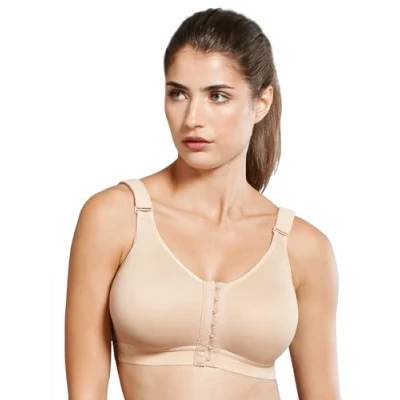 Image de Anita Active Soutien Gorge de Sport Frontline Open (Desert), Beige (Desert 753), 95D