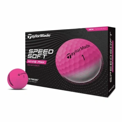 Afbeelding van Taylormade Speed Soft Hi Vis Pink Golfballen