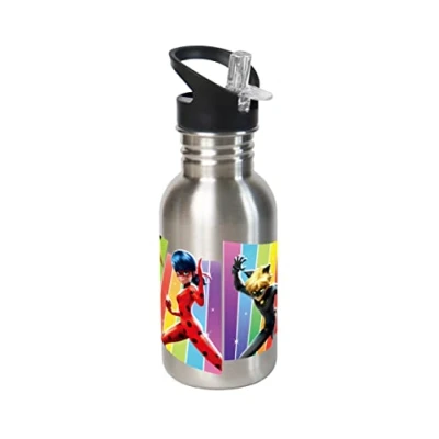 Afbeelding van infinite by GEDA LABELS (INFKH) Miraculous Drinkfles, meerkleurig, 500 ml, roestvrij staal