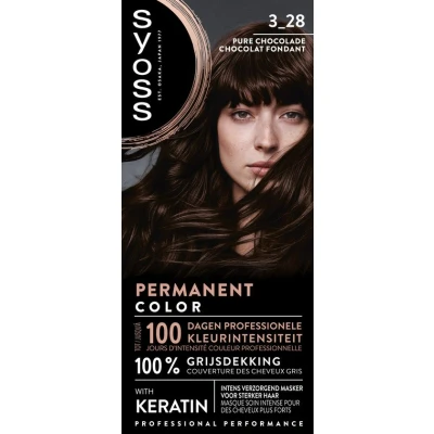 Afbeelding van Syoss Baseline 3 28 Pure Chocolade Haarverf stuks
