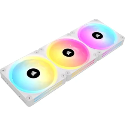 Image de QX RGB Series iCUE LINK QX120 WHITE Ventilation PC 120mm Starter Kit