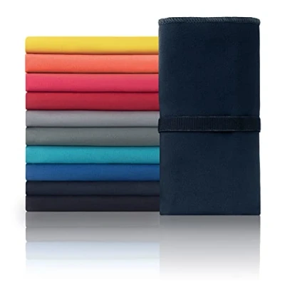 Afbeelding van Blumtal Sporthanddoek microvezel: 180 x 90 cm, donker oceaanblauw