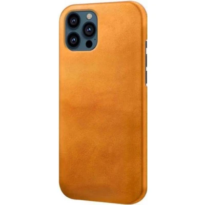 Afbeelding van Casecentive Leren Back case iPhone 13 Pro tan