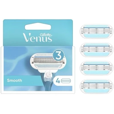 Afbeelding van Gillette Venus Smooth Scheermesjes Voor Vrouwen 4 Navulmesjes