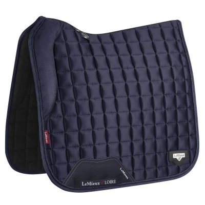 Image de LeMieux Tapis de Selle Loire Memory Satin Square Dressage Marin L (Full)
