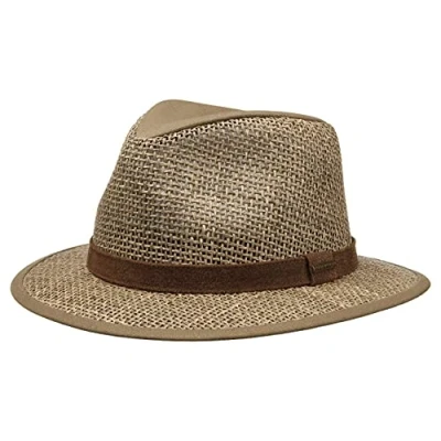 Afbeelding van STETSON Medfield Seagrass hoed voor heren, van rietje de zon met leren hoofdband, biezen lente en zomer, Natuur