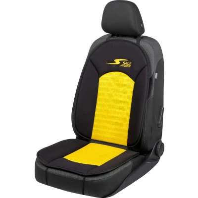 Afbeelding van Autostoelhoes, bekleding S Race in geel/zwart