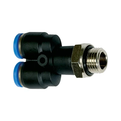 Afbeelding van PERSLUCHT Y STUK 10X8 MM X 3/8&quot; UITW KUNSTSTOF KLEM