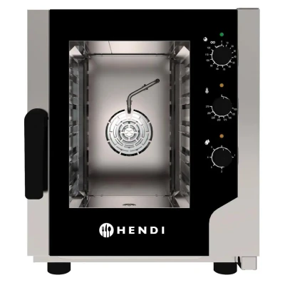 Afbeelding van Hetelucht Stoomoven Control 5x GN 2/3, HENDI, 230V/3200W, 550x754x(H)662mm 219911 Horeca &amp; Professioneel