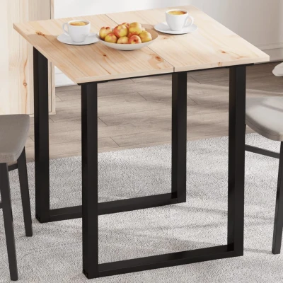 Afbeelding van Tafelbladen 2 st rechthoekig 70x35x1,7 cm massief grenenhout