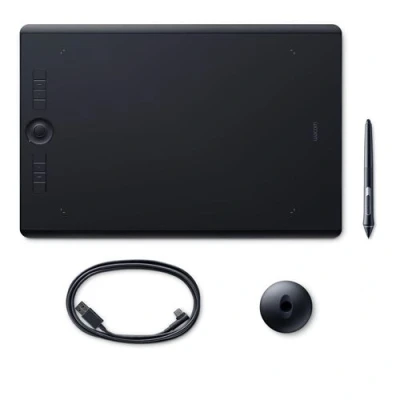Afbeelding van Wacom Intuos Pro grafische tablet 5080 lpi 311 x 216 mm USB/Bluetooth Zwart