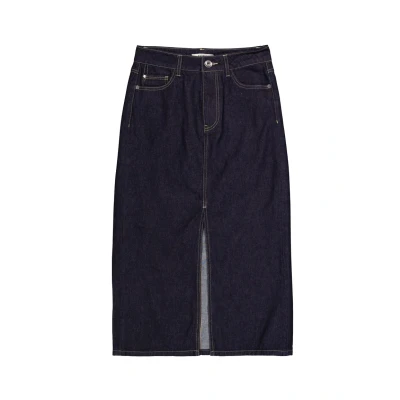 Afbeelding van Garcia Midi Spijkerrok Donker jeans S