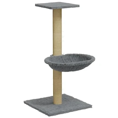 Afbeelding van vidaXL Kattenmeubel met sisal krabpaal 74 cm lichtgrijs