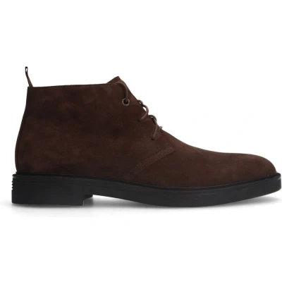 Afbeelding van Manfield Veterboots, Heren, Maat: 46, Braun Schoenen