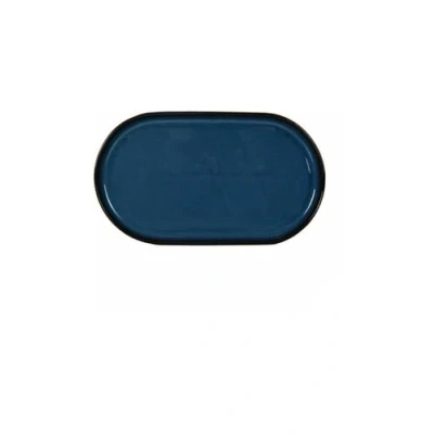 Afbeelding van Snackdienblad La Mediterránea Chester Blauw Ovalen 30,5 x 17,5 2,8 cm (8 Stuks)
