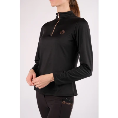 Image de Montar Chemise Everly Rosegold Longues Manches Noir XL