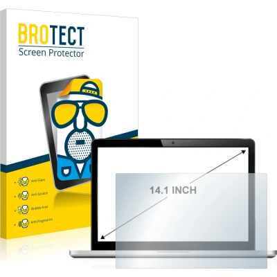 Afbeelding van BROTECT Screenprotector voor Laptops met 14.1 inch Schermen [312 mm x 176 mm, 16:9] Folie Beschermfolie matte