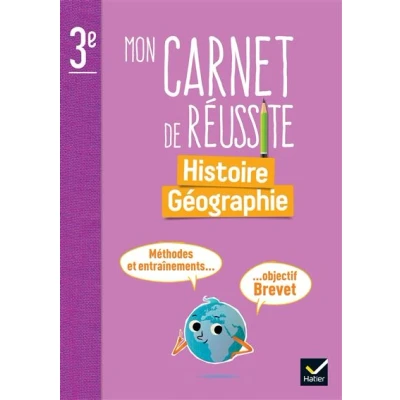 Image de Mon Carnet de réussite Histoire Géographie 3e Ed. 2024 élève