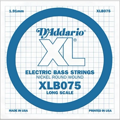 Afbeelding van D&#039;Addario XLB075 Bass XL Single String Enkele basgitaarsnaar