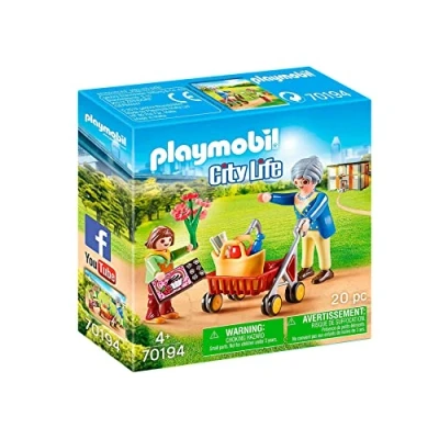 Image de Playmobil City Life 70194 Petite fille et grand mère
