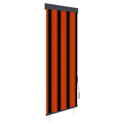 Afbeelding van Rolgordijn voor buiten 60x250 cm oranje en bruin
