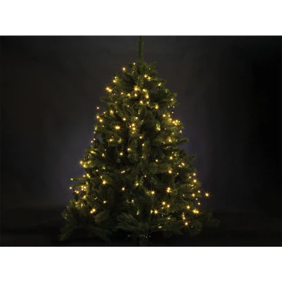Afbeelding van ATRIA LED voor bomen tot 1.8 m 220 leds warmwit groene kabel 24 V