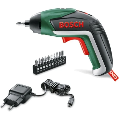 Afbeelding van Bosch IXO V Basic 3.6V Li Ion accu schroefmachine set (1.5Ah ingebouwd) in tinnen giftbox 06039A8000
