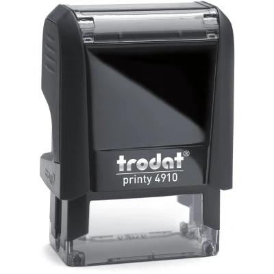 Afbeelding van Tekststempel Trodat Printy 4910 personaliseerbaar zw 2regels 26x9mm