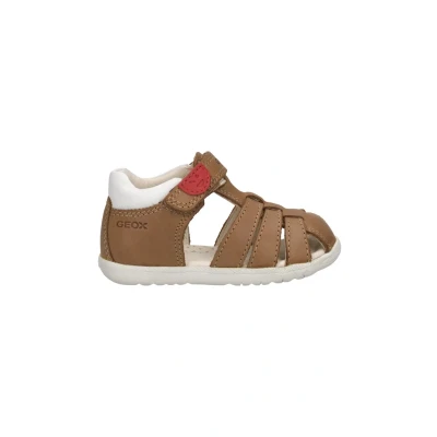 Afbeelding van Geox B Sandal Macchia Boy babysandalen voor jongens, Wit (Whisky White)