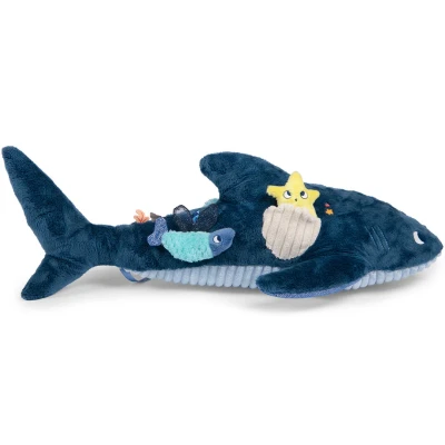 Afbeelding van Moulin roty activiteitenknuffel haai 58 cm