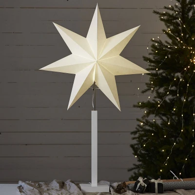 Afbeelding van Star Papieren ster 232 27, wit/transparant