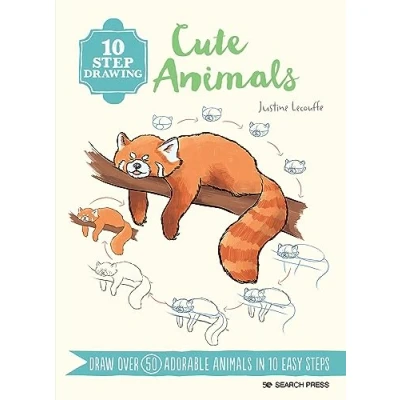 Afbeelding van 10 Step Drawing Drawing: Cute Animals