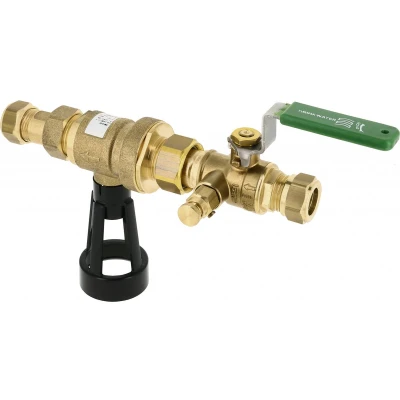 Afbeelding van Bonfix terugstroombeveiliging TBE met aftapgelegenheid CA 2096 22mm